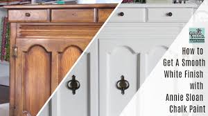 Do you think annie sloan kitchen cabinets before and after appears to be like great? How To Get A Smooth White Finish With Annie Sloan Chalk Paint Youtube