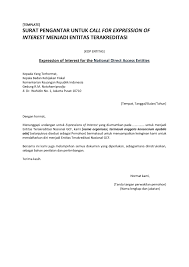 Berikut adalah tips untuk membantu kamu menulis surat cover letter dalam bahasa indonesia, rangkuman dari hbr dan resume genius:. Nda Gcf Cover Letter For The Call For Expression Of Interest To Become An Accredited Entity