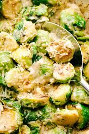 Creamy Parmesan Garlic Brussels Sprouts Recipe The Recipe Critic
