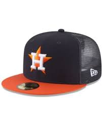 New Era Houston Astros On Field Mesh Back 59fifty Fitted Cap Reviews Sports Fan Shop By Lids Men Macy S In 2021 Fitted Hats Houston Astros New Era
