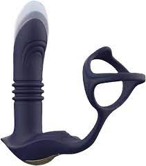 Vibrador de empurrão com anel peniano Massageador de próstata masculino  Brinquedos sexuais 10 modos de empurrão e vibração Controle remoto Plug  anal Dildo Brinquedo sexual adulto gay para casais : Amazon.com.br: Saúde