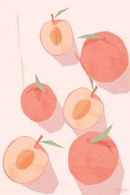 Peaches Art Printable Abstract Peach Wall Art Fruit Etsy Peach Art Peach Wallpaper Fruit Wallpaper