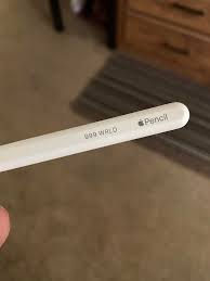 Apple Pencil Engraving Lljw Juicewrld