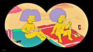 Xbooru - big breasts erect nipples hairy legs nude patty bouvier pubic hair  pussy lips selma bouvier the simpsons thighs | 964650