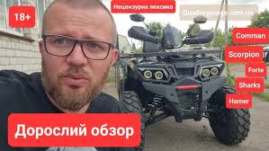 18+ Жорсткий обзор квадроциклу Comman Scorpion, він же Sharks, він же Forte  Braves, він же Hamer