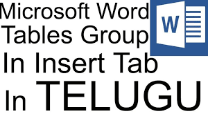 Tables Group In Ms Word Word 2016 Microsoft Word Word Table Of Contents In 2020 Word Table Ms Word Words
