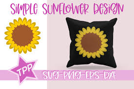 Free Free 163 Sunflower Svg Simple SVG PNG EPS DXF File