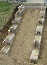 Eine Treppe Aus Stahlbeton Gartenbau Selber Gemacht Treppe Bauen Garten Vorgarten