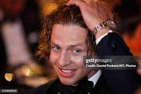 Felicity Harrison the partner of Todd Goldstein of the Kangaroos... News  Photo