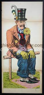 Carnival Panel (Top-Hatted Dandy) No. 207 Epinal - Wissembourg | Original  Vintage Poster | Chisholm Larsson Gallery