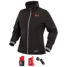 Milwaukee M12 Heated Womens Softshell Jacket Black Kit Select Size 232b 21