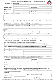 9 Gas Safety Certificate Templates Free Printable Word Pdf Certificate Templates Templates Templates Printable Free
