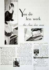 Black And White Print Ads Westinghouse 1929 Electricity Housework