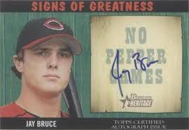 2005 Jay Bruce Bowman Sterling Refractor Auto RC GU Jersey Reds
