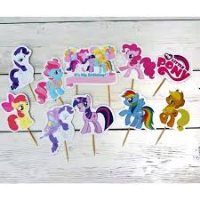 Selama nafas masih berhembus maka peristiwa ulang tahun di tiap tahun akan terjadi. Jual Topper Toper Tusukan Hiasan Kue Cupcake Cup Cake Ulang Tahun Happy Birthday Ultah Karakter Kuda Poni My Little Pony Di Lapak Rean Shoop Bukalapak