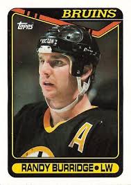 Randy Burridge 1990 Topps #190 Boston Bruins