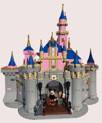 Sleeping Beauty Castle 1955 Sleeping Beauty Castle Lego Disney Castle Lego Disney