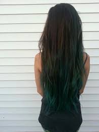 If your hair is anything darker than blonde, or it has a tint like strawberry blonde, you'll need to bleach it first so the color will show properly. Forest Green Ombre O O Olive Hair Green Hair Ombre Dark Green Hair