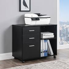 Check the lock to make sure that the lateral file cabinet isn't locked. 3 Drawer File Cabinet Large Desktop For Printer Scanner With Wheels Office Mobile Lateral Filing Cabinet Open Storage Shelves Lateral File Cabinets Office Furniture Accessories Ekoios Vn