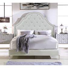 See more ideas about headboard, bedroom diy, diy headboards. Chic Home Constantine Velvet Upholstered Bed Frame With Headboard On Sale Overstock 22419865