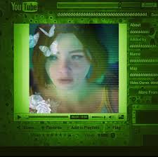 Monster behind Corey Bloom and Rgae