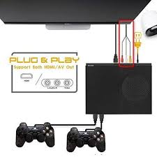Want to play 2 player games? 4k Konsole Retro Spielkonsole Console Tv Video Game Player 800 Spiele 2 Controller Kaufen Bei Hood De