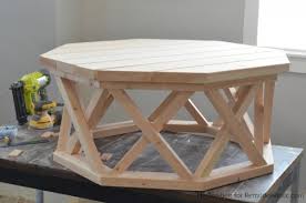 Here are 25 diy coffee table ideas you can try. How To Build An Outdoor Octagon Coffee Table With Lattice Legs
