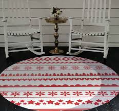 Ebay webteppich, teppich, rund, grün. Vinylteppich Wohnzimmer Rotes Und Weisses Weihnachtsmuster Tenstickers