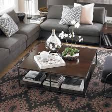 Large Square Cocktail Table Living Room Coffee Table Furniture Bassett Furniture