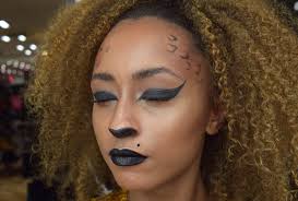 easy leopard print makeup look
