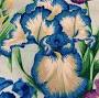 Profile Picture of Bearded Iris in Cool - Elfriede's Fine Fabrics (@elfriedesfinefabrics.com) on Google