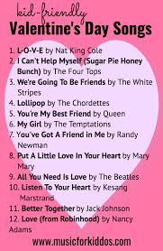 Kid Friendly Valentine S Day Songs Music For Kiddos Valentines Day Songs Valentine Music Valentine Songs