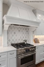 Kitchen Tile Backsplash With White Cabinets In 2020 Kitchen Backsplash Designs Kitchen Layout Kitchen Design