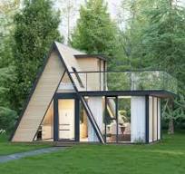 Export Tax 0% Vietnam 15m2 TRIANGLE PREFAB HOUSE 100% Eco-Friendly Custom  20FT 40FT Luxury Prefabricated Building Hot Sale Cheap