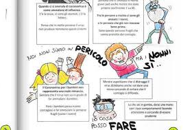 Ha pensato soprattutto ai più piccolo, i bambini. Il Fumetto Dei Bambini Contro La Paura Del Virus