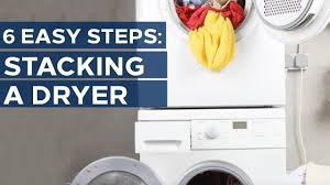 This makes them a good solution for an apartment or condo, where room to do. How To Stack Your Washer And Dryer Sears Youtube