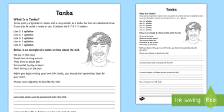 Learn how to write a haiku. Uae Tanka Poem Writing Template Teacher Made