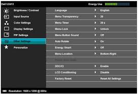 To adjust the slider in 1 . Dell U2713h Review Tft Central