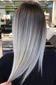 33 probieren sie grey ombre hair in dieser saison von lovehairstyles com grey 33 try 33 probiere in 2020 graues ombre haar ombre haare farben haarfarben