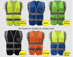 We are manufacturers of safety wears. China High Visibility Yellow Vest Blue Safety Vest Reflective Polyester Knitted Reflective Vest China High Visibility Vest And Reflective Safety Vest Price
