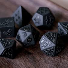 Full Set Of Raised Obsidian Polyhedral Dice Set Gemstone Dnd Etsy Dungeons And Dragons D D Dungeons And Dragons Dnd