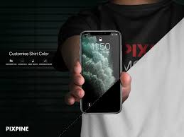 Download the best free iphone mockup psd template for your next branding project. Free Iphone 11 Pro Display Mockup In Free On Yellow Images Creative Store