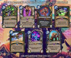Magic card maker forum → card maker mtg card maker is not affiliated with, endorsed, sponsored, or specifically approved by wizards of the coast llc. Hearthstone Top Decks On Twitter Here Are All The Scholomance Academy Cards Revealed Today July 23 If You Want To See A Full List Of Cards Or Learn More About The Expansion