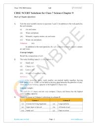 • chemical weathering turns hard minerals. Ncert Solutions For Class 7 Science Chapter 9 Pdf Download