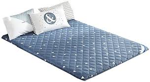 Satatam Thin 4cm Tatami Floor Mat Futon Mattress Topper Japanese Bed Queen Size Single Size A 100x200cm 39x7 In 2020 Mattress Pad Cover Mattress Pads Mattress On Floor