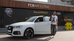 Its fans (culers) are spread worldwide. Fc Barcelona Stars Receive New Audis Test The Q2 Suv