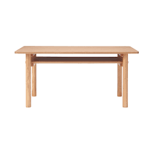 Middle leg (bottom) 1 x 18.3 cm: Oak Middle Height Table 110 55 Cm W110 D55 H50cm Muji