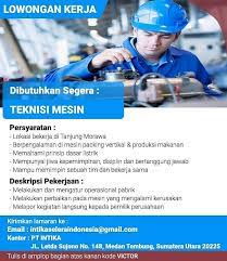 Temukan informasi lowongan kerja pabrik terbaru dibawah ini yang sesuai dengan pendidikan, lokasi, dan keahlian kamu. Teknisi Mesin Di Pt Intika Informasi Lowongan Kerja Medan 2021 Terbaru Hari Ini