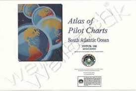 Us105 P Chart Atlas S Atlantic Noaa Pilot Charts