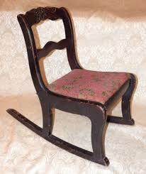 Vintage Tell City Mahogany Duncan Phyfe Carved Rose Childs Rocker Rocking Chair Tellcity Rocking Chair Chair Mahogany